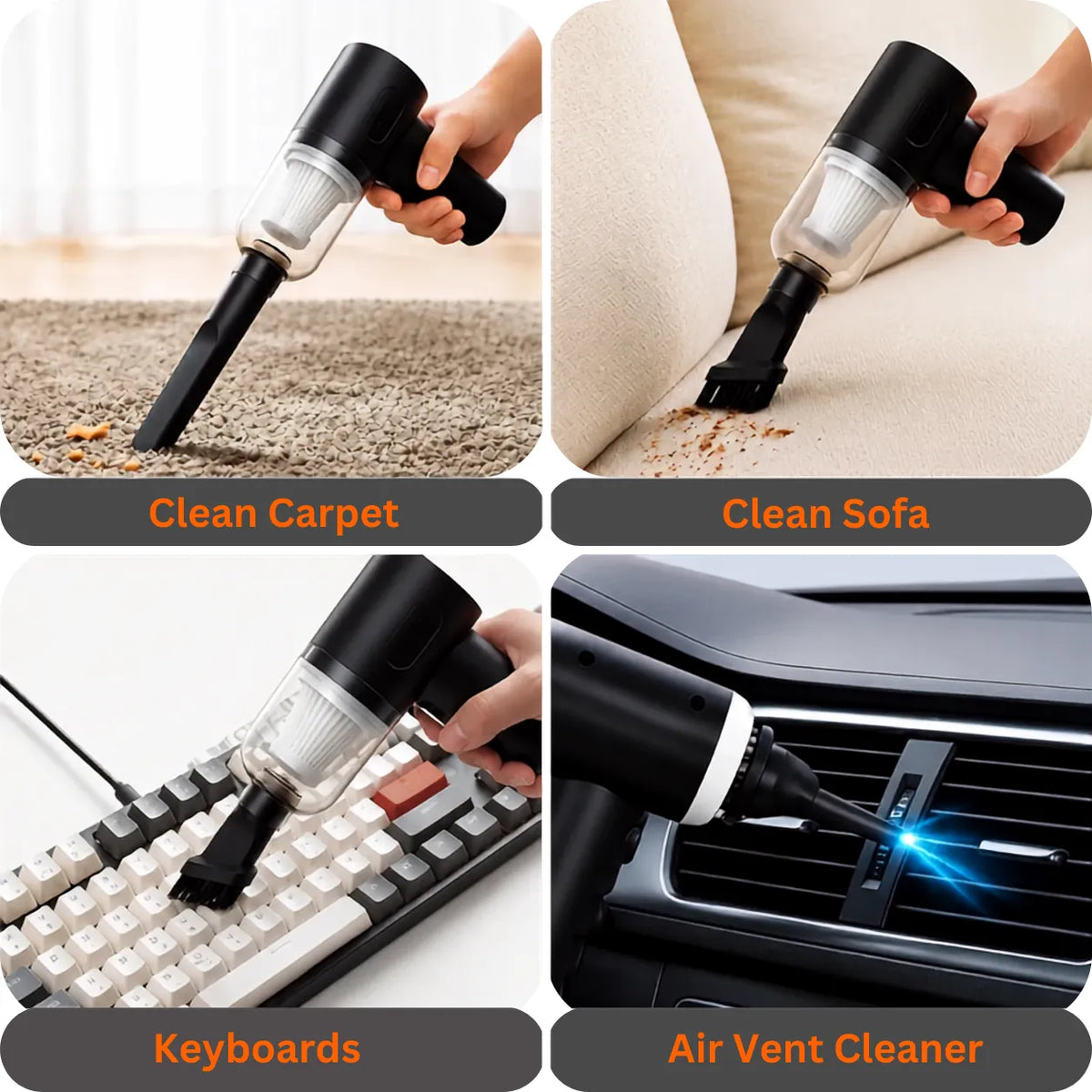 Cordless Mini Vacuum Cleaner