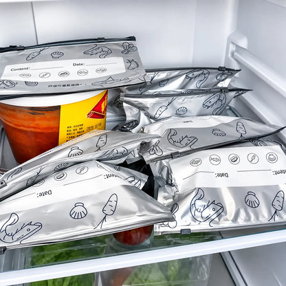 Sealora™ Reusable Aluminium Food Storage Bags (Pack of 20)