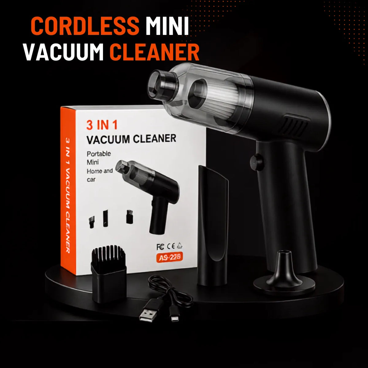 Cordless Mini Vacuum Cleaner
